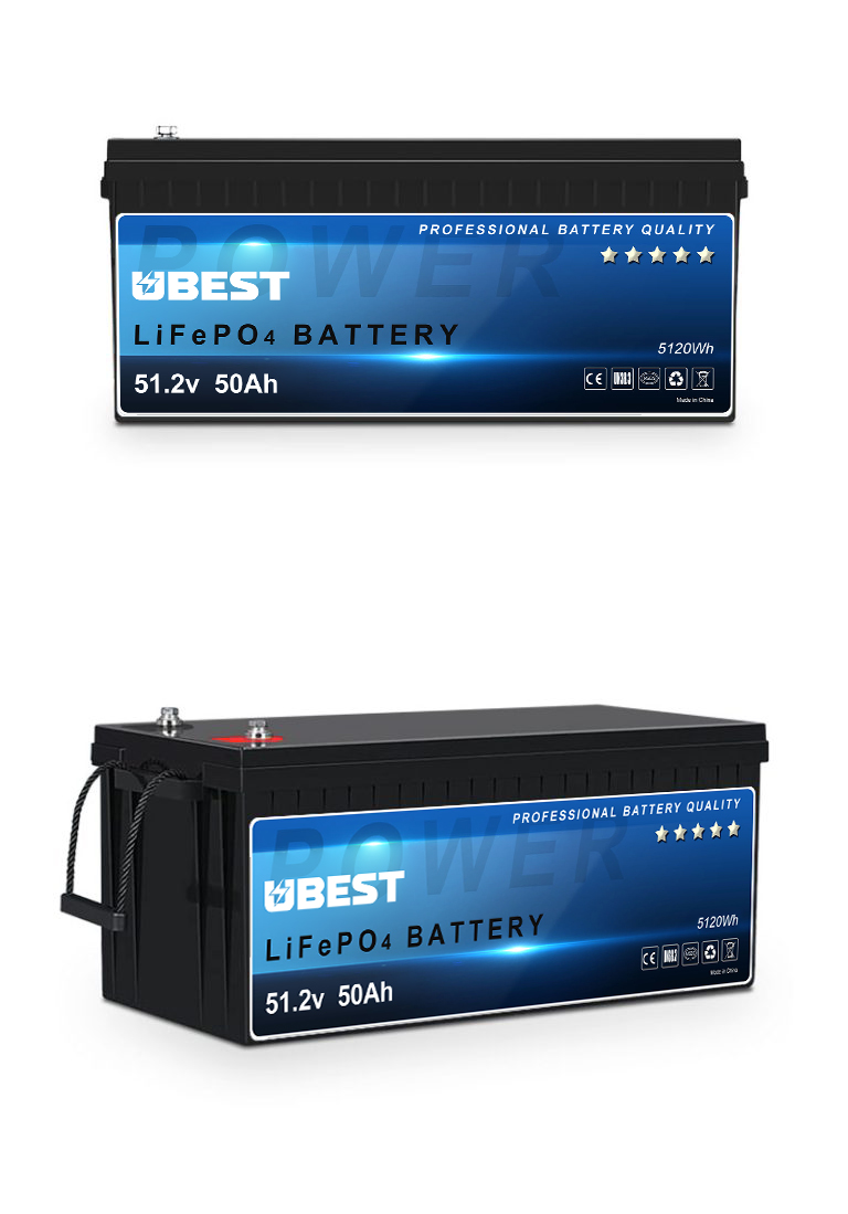 51.2V 50Ah Deep Cycle Lithium Iron Phosphate Battery